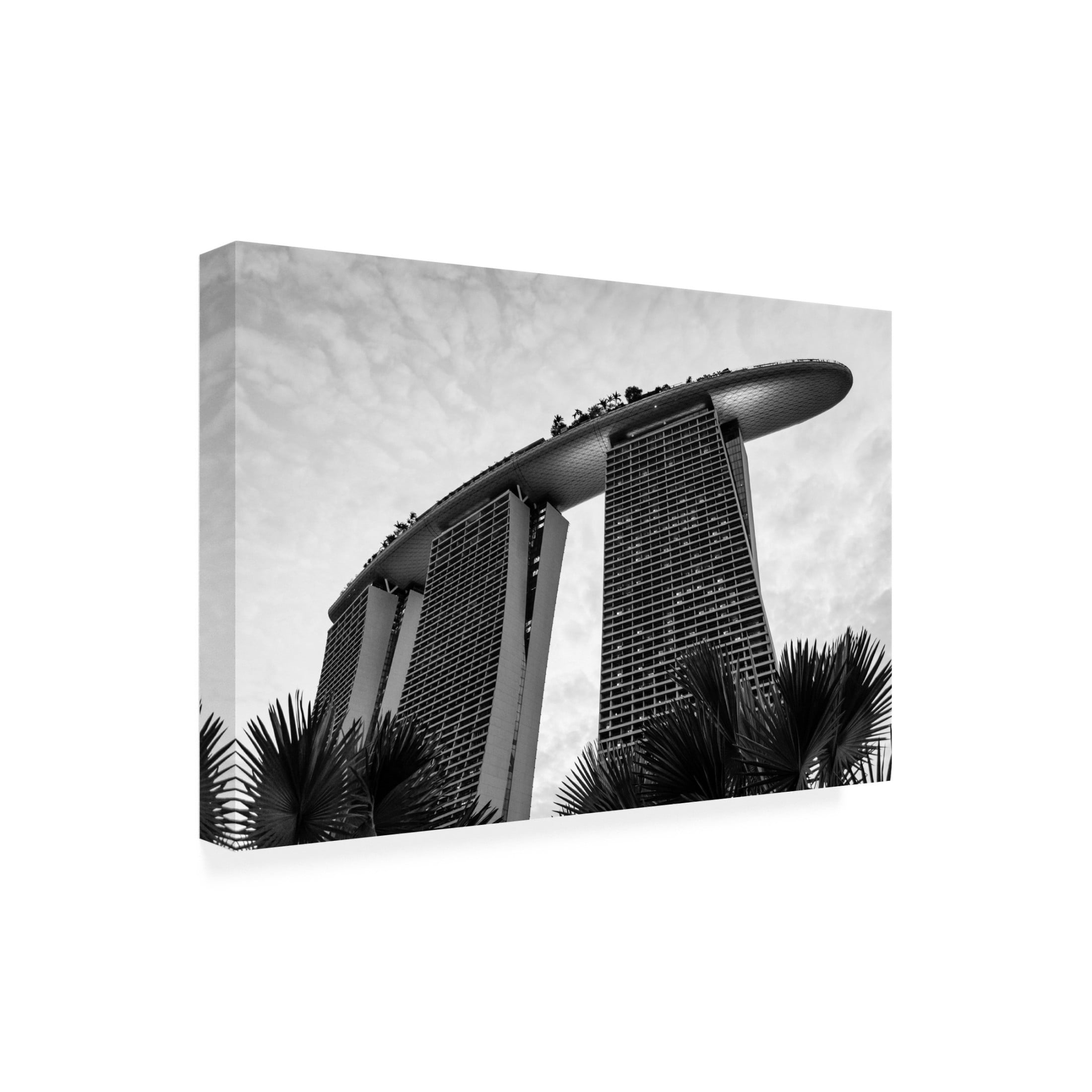 Trademark Fine Art Noam Haimovich The Marina Bay Canvas Wall Art