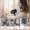 thumbnail image 5 of JingChun Ionic Hair Dryer Professional Negative Ions Hair Blow Dryer with 1 Nozzles , Foldable Blow Dryer for Home, Travel, Salon Use, 5 of 8