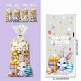 thumbnail image 3 of MXTPOV 50pcs Candy Bags, Cute Bunny Easter Eggs Printed Goodie Bag for Birthday Party Favor, Easter Decorations, Cookie Bags, Gift Bags for Kids, 3 of 5
