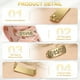 thumbnail image 3 of 2 Pcs Encanto para Agujetas para Zapatillas, Broches Decorativos para Agujetas para Zapatos Casual de Mujeres, Dorado (Letra de Diamante), 3 of 7
