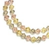 38pc Glass Crystal Mix Strand, Smoke/Crystal