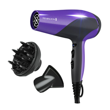 Remington Damage Protection Hair Dryer, Purple, (Best Hair Dryer For Fine Hair 2019)