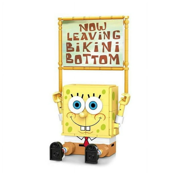 SpongeBob SquarePants Toy Building Kit Compatible with LEGO, 290 Pieces, Ages 6+