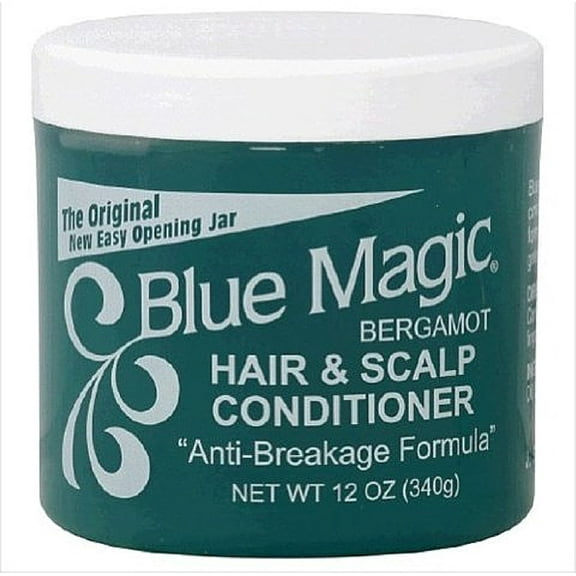 Blue Magic Hair & Scalp Conditioner, Bergamot 12 oz (Pack of 6)
