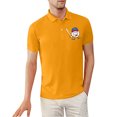 thumbnail image 2 of Camisas De Franela Para Hombre Camisas para hombres Béisbol para hombres Cool Wicking Performance Camisas Primavera Verano Camisas deportivas para hombres (Yellow, XL), 2 of 4