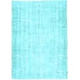thumbnail image 1 of Ahgly Company Indoor Rectangle Abstract Light Blue Contemporary Area Rugs, 2' x 5', 1 of 4
