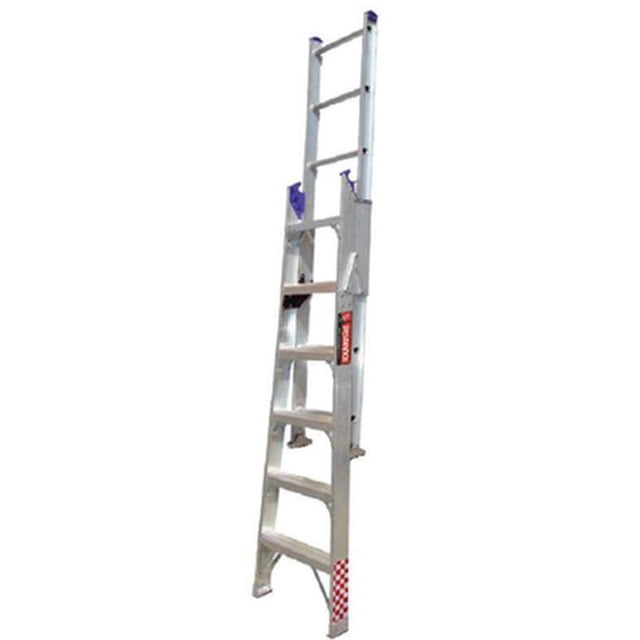 ESCALERA CONVERTIBLE DOBLE 13 PELDAÑOS PELDAÑOS 115213