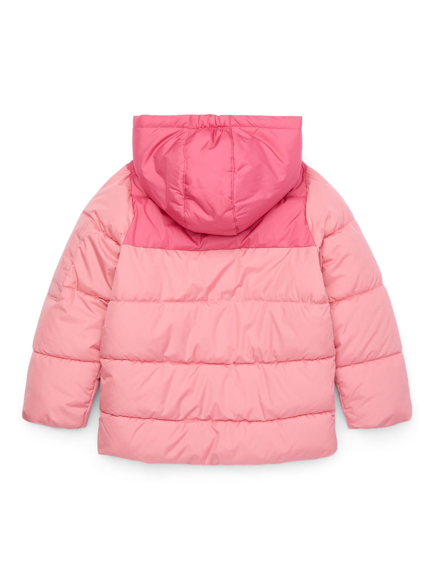 Swiss Tech Girls Colorblock Puffer Jacket, Size 4-18