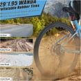 thumbnail image 4 of JERFIT 29" Adult Mountain Bike for Men & Women, 8-Speed Gears, Front Suspension Fork, Double Disc Brakes, 29-Inch All-Terrain Tires, Steel Frame, Blue, 4 of 6