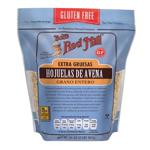 Bob,S Red Mill Oats Gluten Free Rolled Thick, 32 Oz