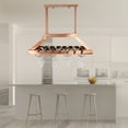 thumbnail image 5 of Home Indoor 2 Light LED Overhead Wine Rack, Copper, 5 of 6