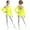 Fluorescent Yellow, variant on Gymnastics Leotard for Girls Dance Spandex Unitard Biketard for Competition Black 16