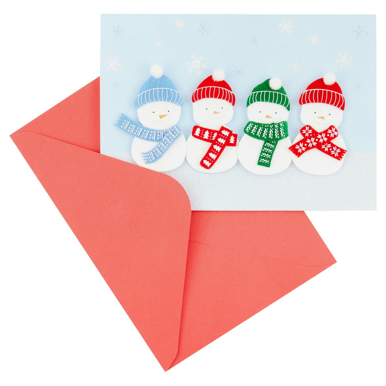 Christmas Tree With Pom Poms Christmas Greeting Card - Papyrus
