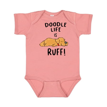

Inktastic Doodle Life is Ruff! Golden Doodle Gift Baby Boy or Baby Girl Bodysuit