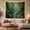 Emerald River, variant on Verdant Forest Clear with Toned River Flowing Through, Mystical Fantasy for Space Lovers, Galaxy Room Decor, Mother'S Day Gift, Tapestry Wall Hanging for Bedroom and Dorm