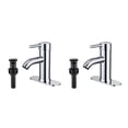 thumbnail image 1 of Yuarrent Grifo de baño de acero inoxidable para un fácil control y durabilidad No es fácil dejar huellas dactilares Type3 NO3, 1 of 6