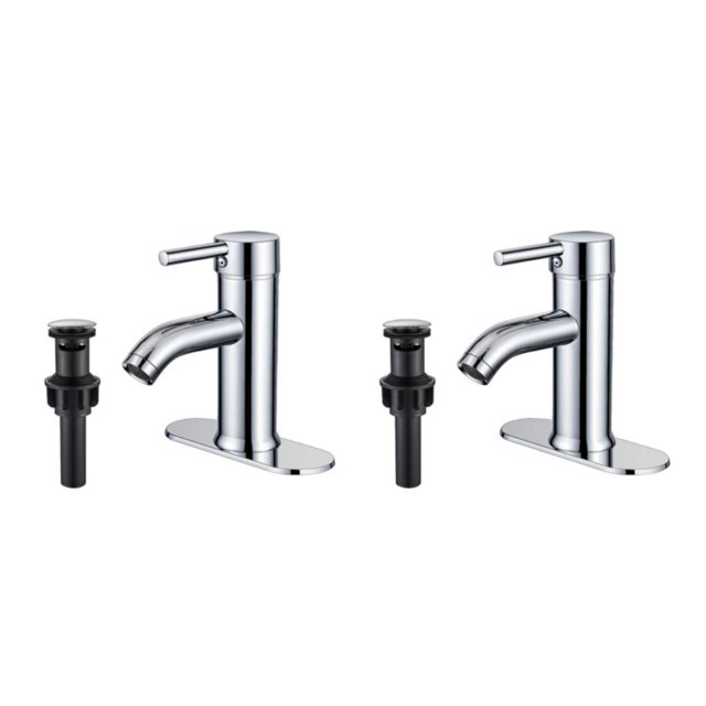 Yuarrent Grifo de baño de acero inoxidable para un fácil control y durabilidad No es fácil dejar huellas dactilares Type3 NO3