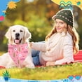 thumbnail image 4 of Mothers Day Dog Bandanas, 2 Pack Reversible Super Mom Pet Scarf for Boy and Girl, Triangle I Love My Mom Bandana for Small Medium Large and Extra Large Dogs, 4 of 6