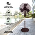 thumbnail image 2 of HomePointe FS40-19MB Ventilador de pie oscilante, negro, 16 pulgadas. - Cantidad 1, 2 of 5