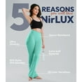 thumbnail image 4 of NirLUX Bootcut Yoga Pants - Soft Leggings For Women Regular & Plus Size Womens Leggings Tummy Control For Gym & Yoga (4 28", Pool Blue), 4 of 6
