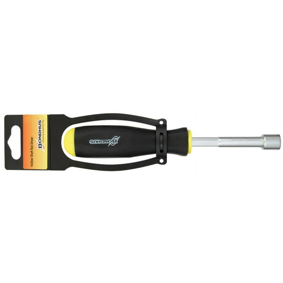 5/32" Nut Driver With Hollow Shaft & Hexagonal Upper, Chrome Plated Shank With Ergo Handle - Bondhus® USA