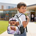 thumbnail image 4 of Jeiento Highland Cow 13.5 Inch Kids Backpack for Toddler Preschool, Lightweight School Bag for Boys 2-5, Bookbag with Adjustable Shoulder Straps, 4 of 7