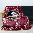 thumbnail image 4 of College Covers Florida State Seminoles Huge Raschel Throw Blanket, Bedspread, 86" x 63", 4 of 8