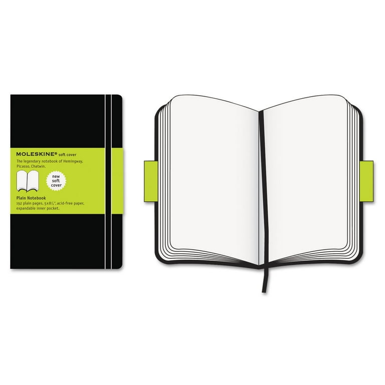 Moleskine 9788883707209 Classic Notebook, Plain Sheet, 5