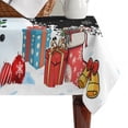 thumbnail image 4 of Black Snowman Christmas Table Cloth Waterproof Tablecloths, Gifts Xmas Tree Winter Snowflake Tablecloth Dining Table Cover for Kitchen Party Tabletop Outdoor, Rectangle Tablecloth 52x70 Inch, 4 of 9