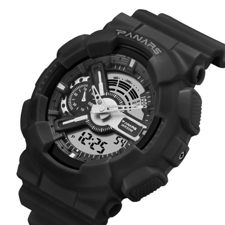 Student Sports Watch - Water Resistant Digital Watch with Alarm, Hourly Chime, Date, Stopwatch - Stylish Casual Watch for Men and Women