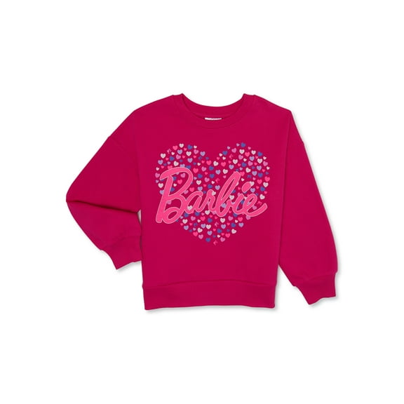 Barbie Girls Long Sleeve Sweatshirt, Sizes XS-XL