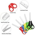 thumbnail image 3 of JILhome 30 Packs Blunt Tip Scissors Bulk, 5" All Purpose Scissors with Scale, Safety Scissors for Office, Home,  DIY, Cutting Paper, Craft , Multicolor, 3 of 8