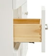 thumbnail image 5 of Ariel Hamlet 37 In. Right Offset Oval Sink Vanity With 0.75 In. Carrara White Countertop In White, 5 of 11