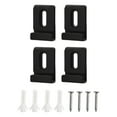 thumbnail image 2 of 4Pcs Mirror Holder Clips Kit Bathroom Mirror Glass Wall Hanging Fixing Kit Frameless Mirror Clips Mounting Clamp With Screws, 2 of 12