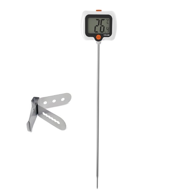 Digital Candy Thermometer Probe & Pot Clip - Instant-Read LCD Food for Making, Meat,Cooking ,High Precision