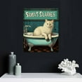 thumbnail image 4 of ONETECH Siamese Cat &amp; Co. Bath Soap Wash Your Paws Vintage Tin Sign Funny Lovely Kitten Pet Art Printing Poster Bathroom Toilet Living Room Home Art Wall Decoration, 4 of 4