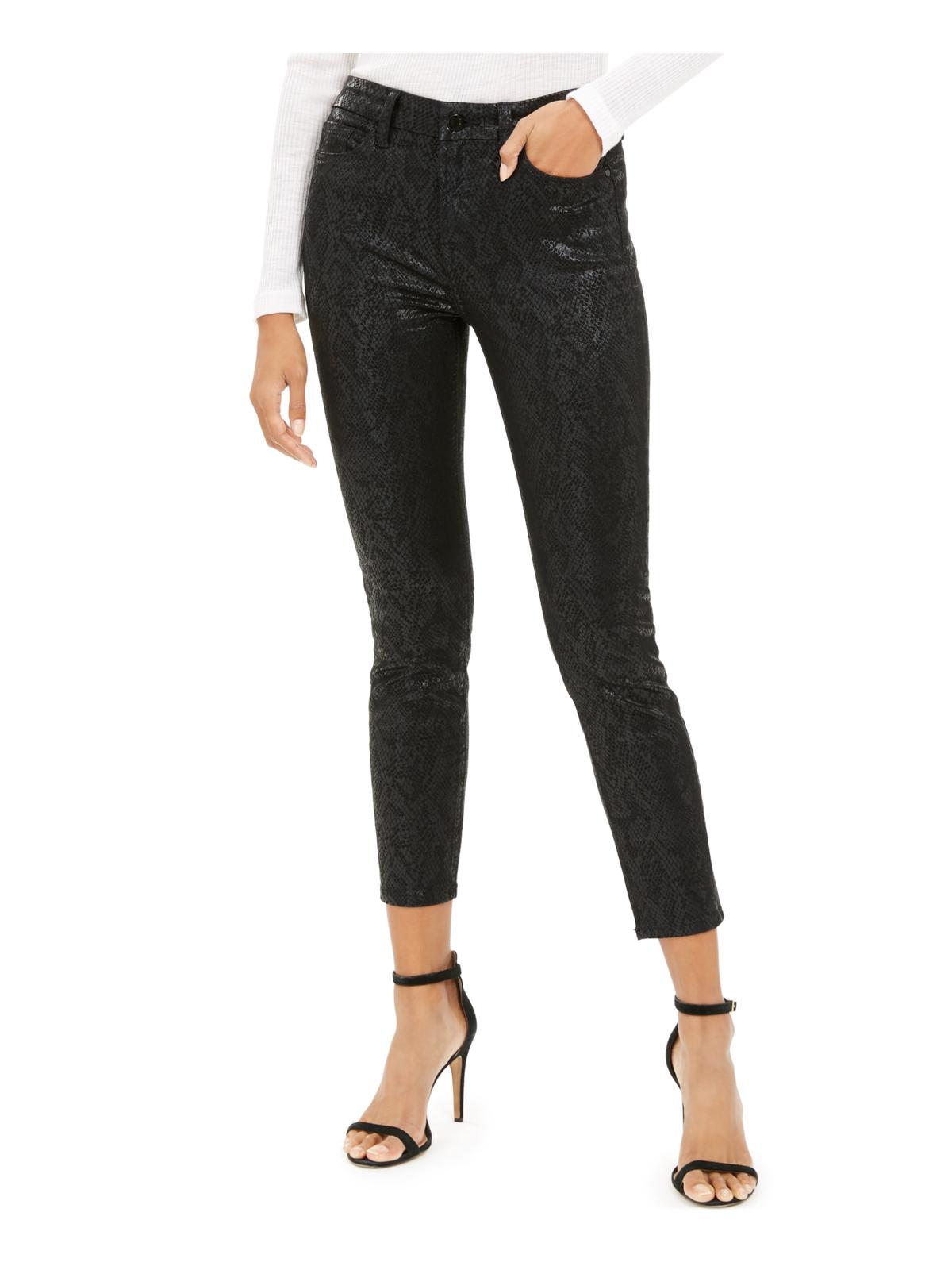Mankind Womens Jen7 Coated Snake Print 