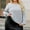 Gray, variant on Hanen Plus Size Tops for Women Casual Crewneck Raglan Long Sleeve Shirts Loose Lightweight Tunics,Plus Size Long Sleeve Pullover