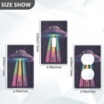 thumbnail image 7 of Yayeee Blank Wall Plate Cover 1-Gang 4.5"x2.7" Home Unused Decorative Outlet, Purple UFO, 7 of 7