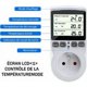 thumbnail image 4 of Zócalo de termostato, controlador de temperatura, temporizador digital programable con sonda, zócalo de termostato, calefacción de invernadero, acuario 1 pieza, 4 of 5
