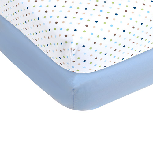 Garanimals Crib Bedding Sheet, Blue, 2pk