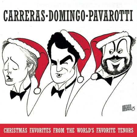 Christmas Favorites from the World's Favorite Tenors (CD) by Luciano Pavarotti