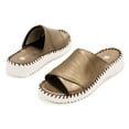 thumbnail image 7 of Eric Michael Women's Gloria Slide Sandals, Pewter,7 M US, 7 of 7
