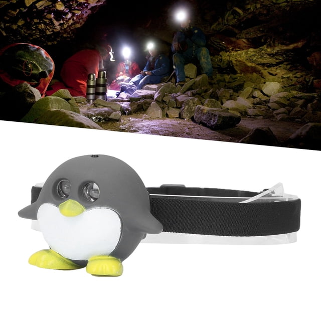Child Head Light, LED Animal Head Lamp 2 Modes Cute Lightweight Child Head Light LED Headlamp Button Control For Reading Camping With, Headlamps