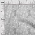 thumbnail image 2 of oneOone Cotton Cambric Light Gray Fabric Pineapple Dress Material Fabric Print Fabric By The Yard 42 Inch Wide, 2 of 5