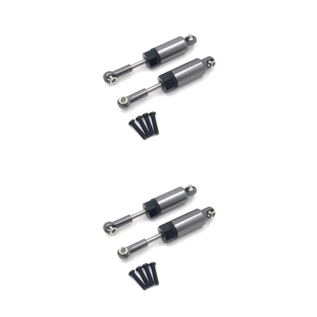 Ounissouiy Amortiguador hidráulico para coche teledirigido, 2 piezas, accesorios de reparación de amortiguador lleno de aceite, repuesto de Type2 NO2