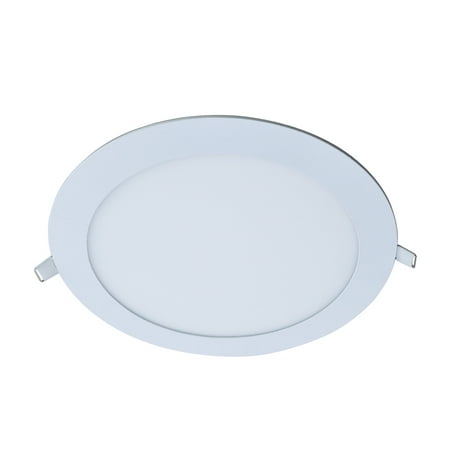

Ultra Thin 18W Recessed Ceiling Panel Lamp Down Light Circular Round Shape AC85-265V 90 LED for Bedroom Living Room Dining Hall Cafe Shop Home Decoration