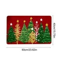 thumbnail image 3 of Christmas Floor Mat Absorbent Doormat Holiday Decor Non-Slip Kitchen Bathroom Rug Washable Indoor Outdoor Entryway Carpet for Home Decorations, 3 of 6