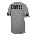 thumbnail image 3 of Men's Colosseum Gray UCF Knights Free Spirited Baseball Jersey, 3 of 3