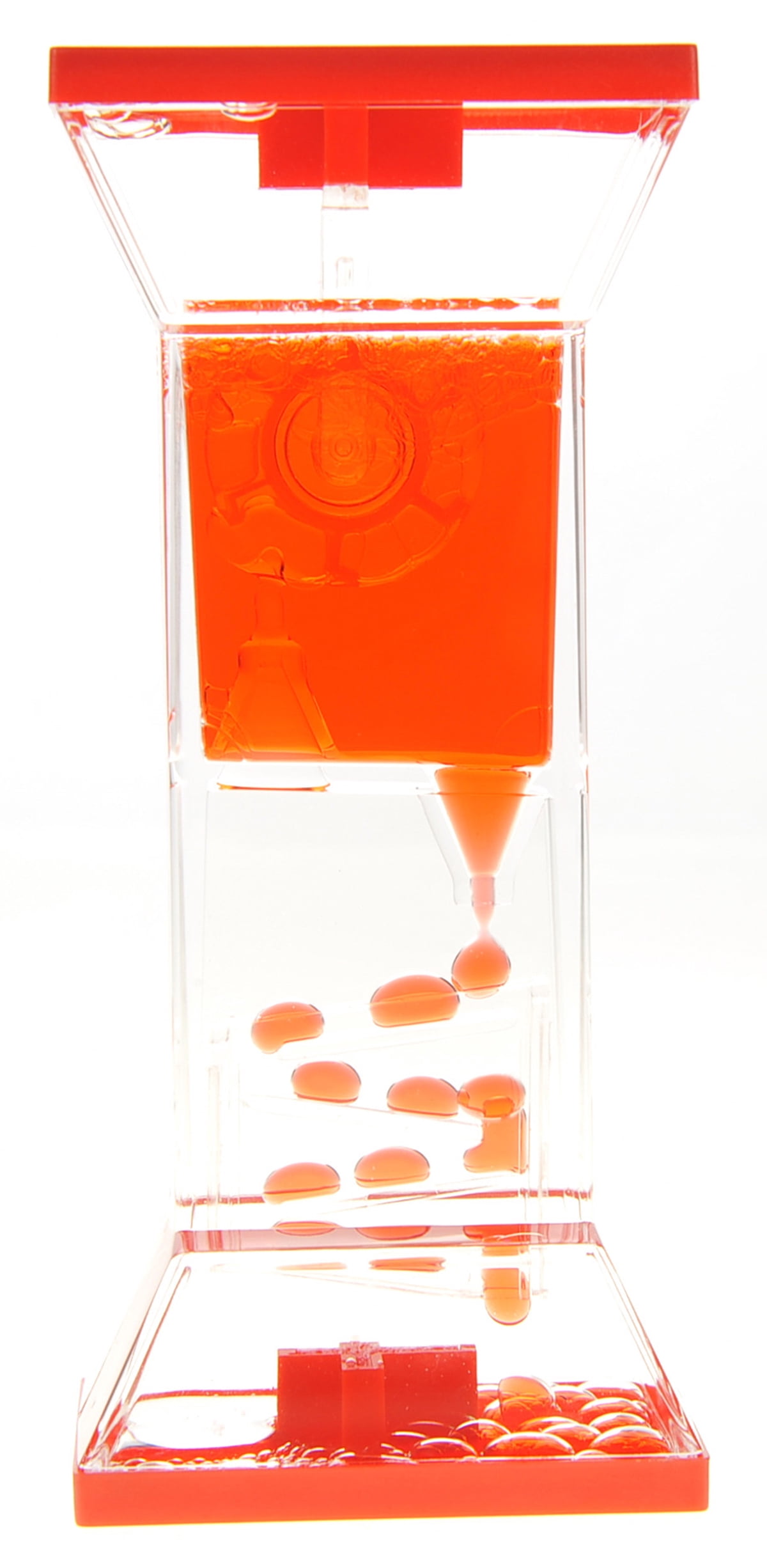 Liquid Motion Bubbler With One Wheel (Red)